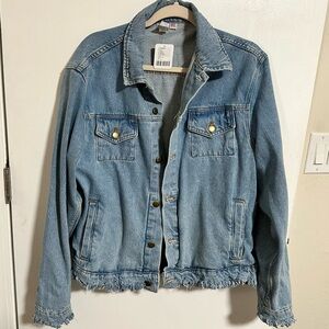 NWT Urban Renewal Light Blue Denim Jacket (L)
